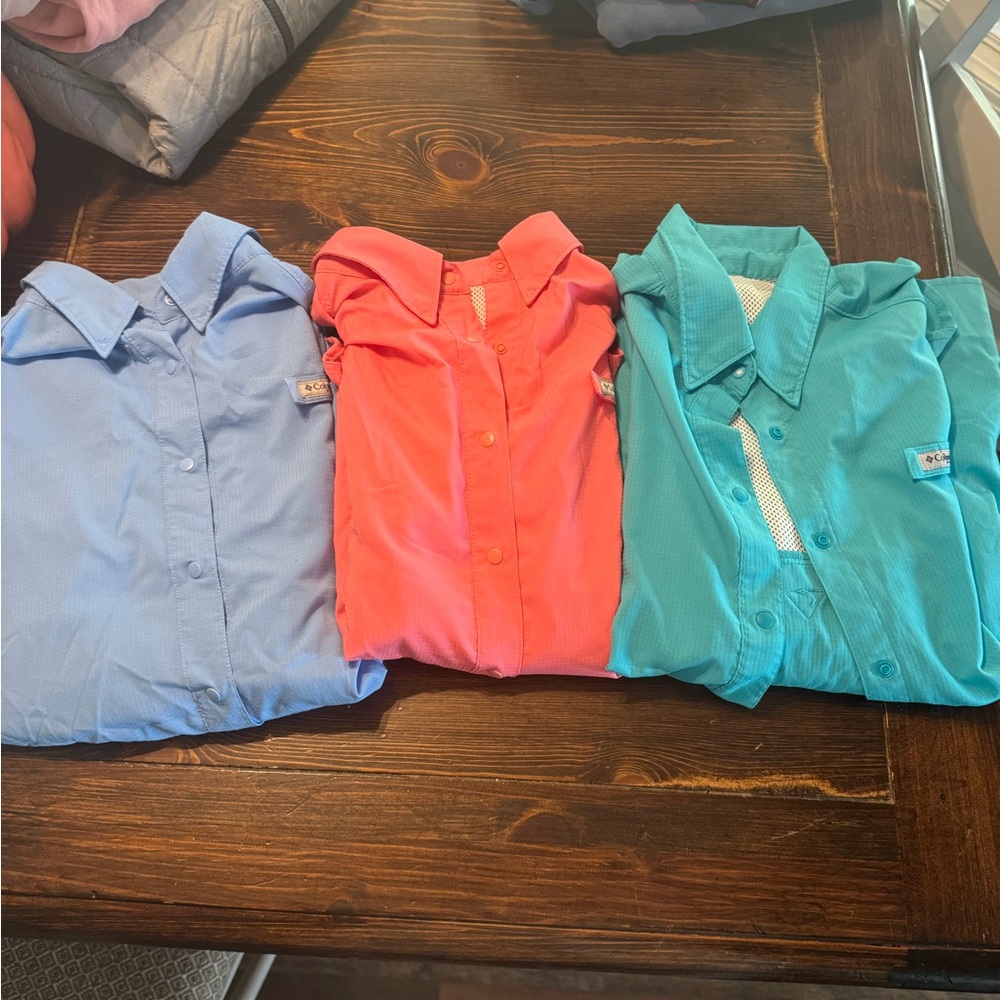 Columbia Coral Button-Up Shirt